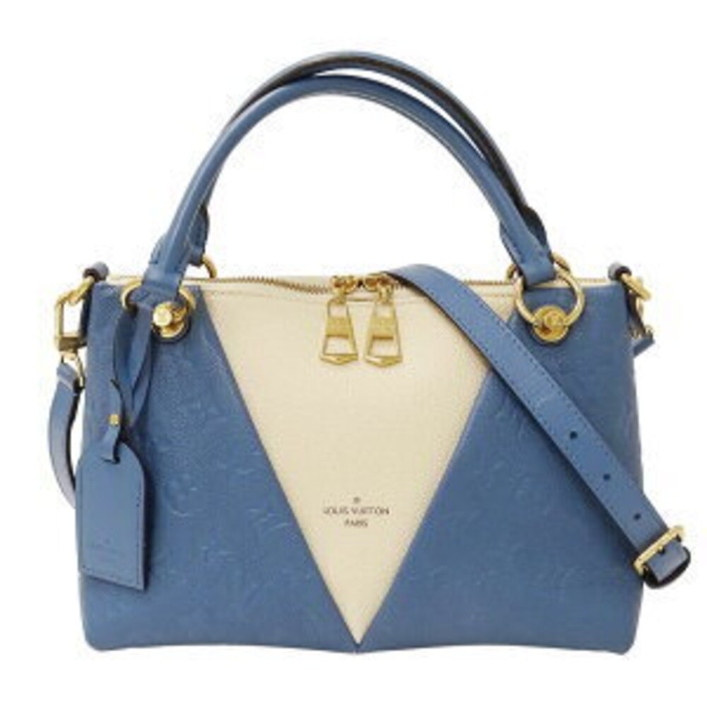 Louis Vuitton Bag Handbag Shoulder Empreinte V Tote Blue Jean Handheld